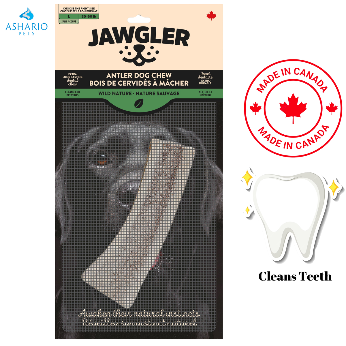 Jawgler - Antler Dog Chew