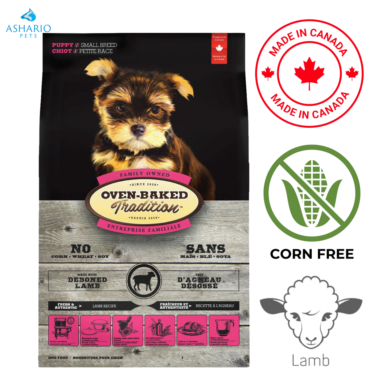 Oven-Baked Tradition - Puppy Small Breed Lamb Dry Dog Food