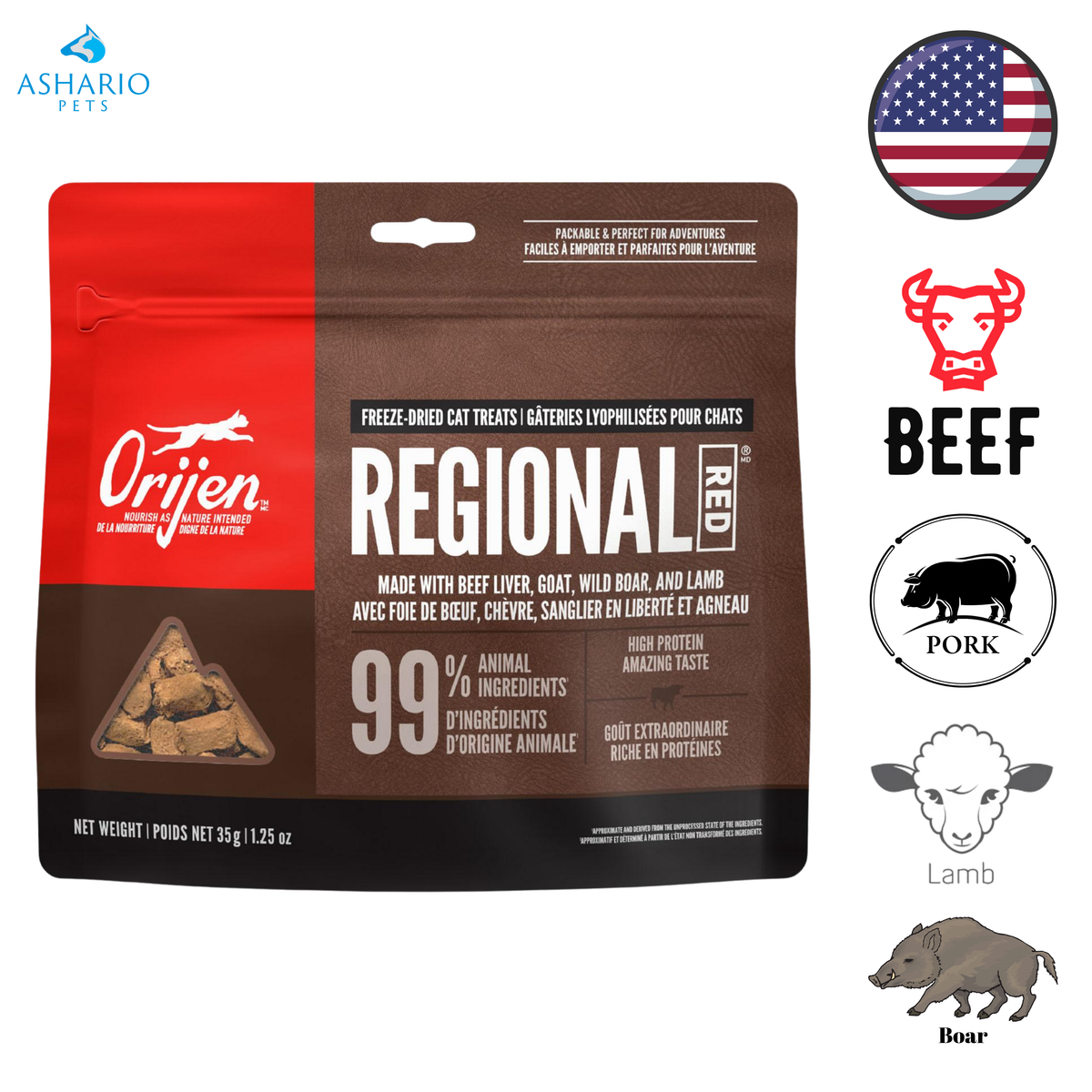 Orijen - Regional Red Freeze Dried Cat Treats