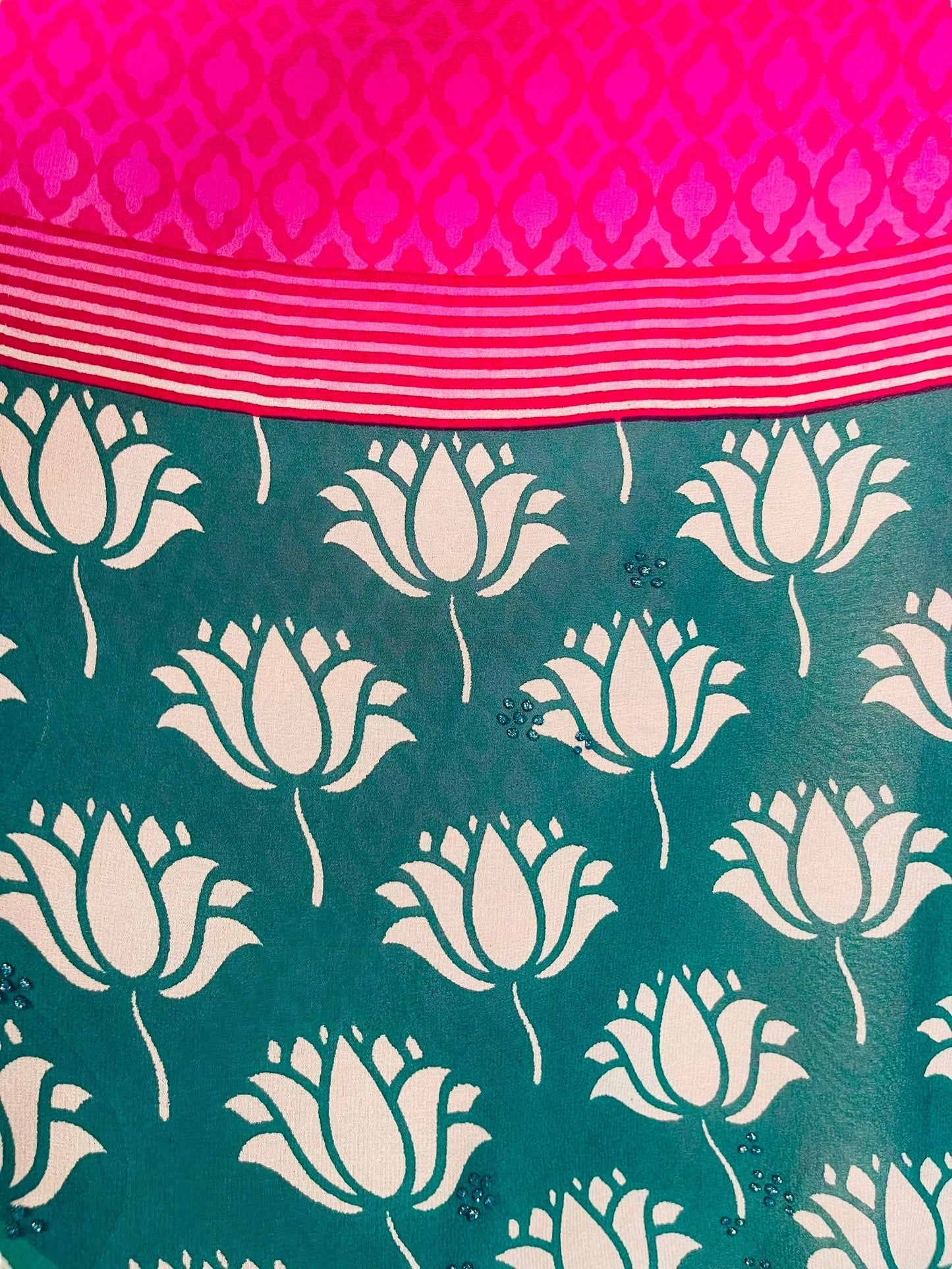 PRG7349 Haut Kimono à Manches Courtes en Soie Pure Sheer Avatar