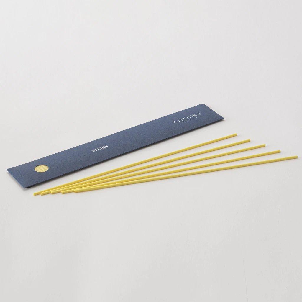 Kitchibe Bâtonnets diffuseurs Jaunes Paquet de 12