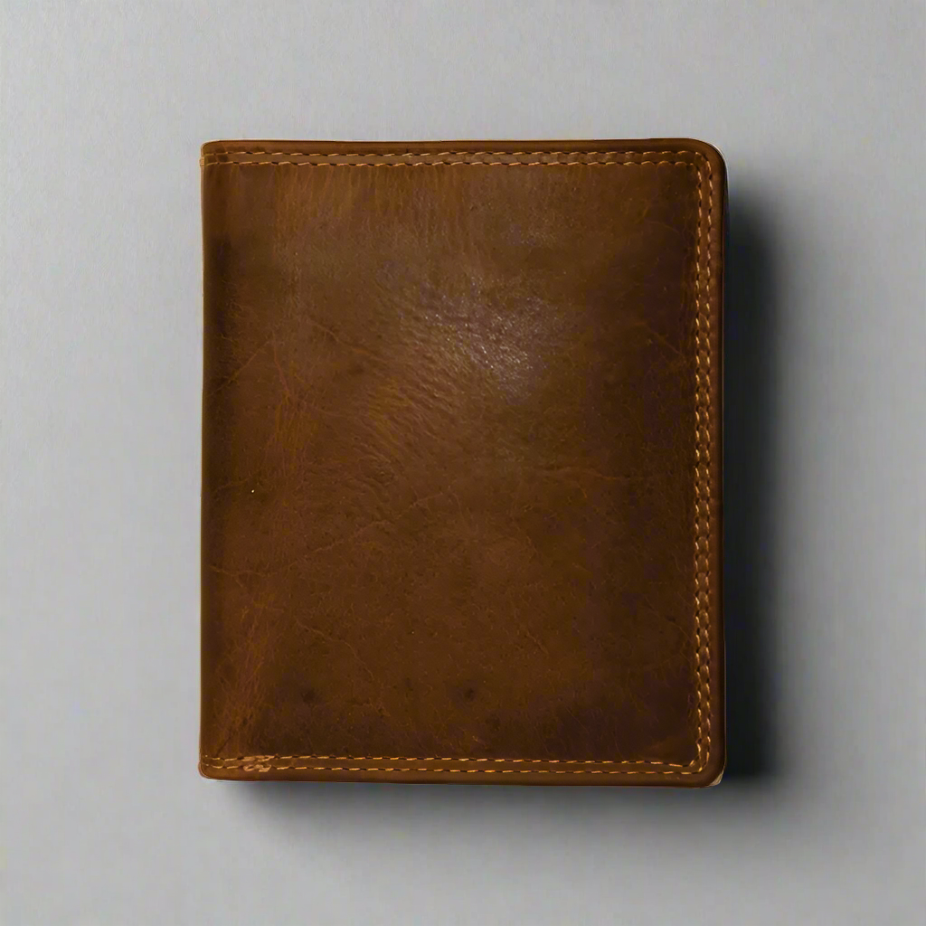 Portefeuille en cuir pour homme Rugged Earth avec porte-monnaie