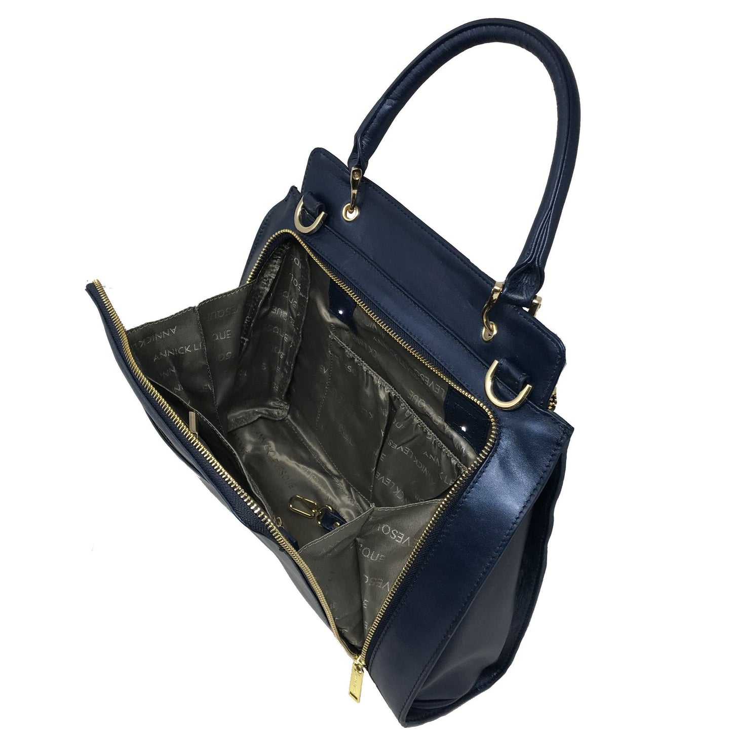 Sac à main en cuir véritable bleu marine - Chloé