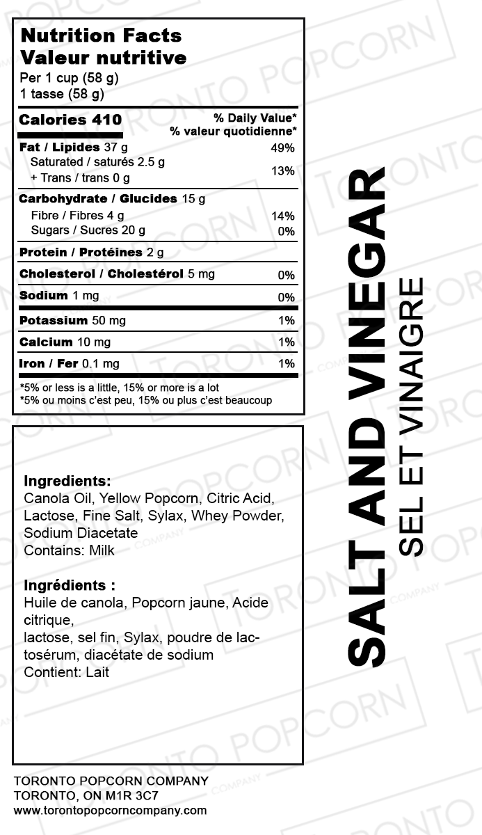 Popcorn Sel & Vinaigre
