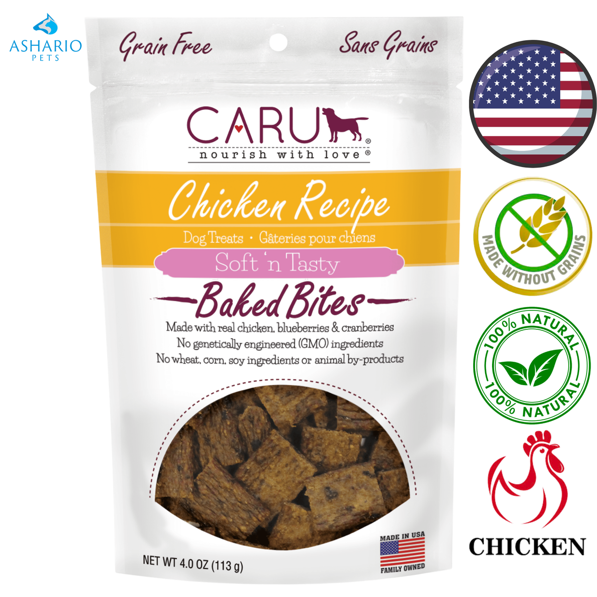 Caru - Chicken Bites Dog Treats
