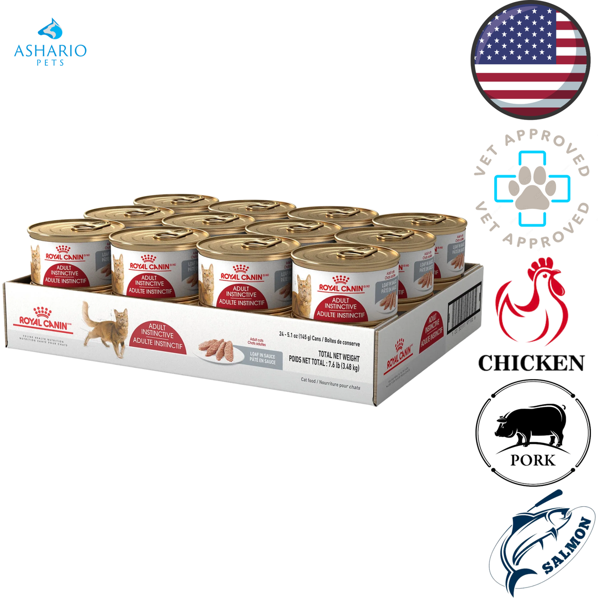 Royal Canin - Adult Instinctive Thin Slices In Gravy Adult Canned Cat Food
