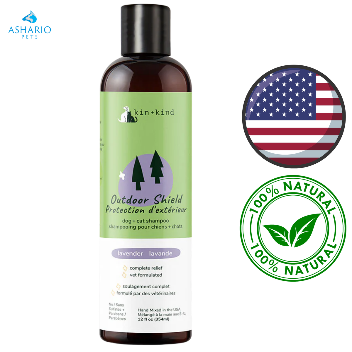 Kin+Kind - Outdoor Shield Lavender Shampoo