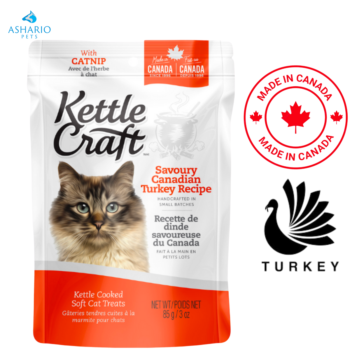 Kettle Craft - Savoury Canadian Turkey Cat Treats