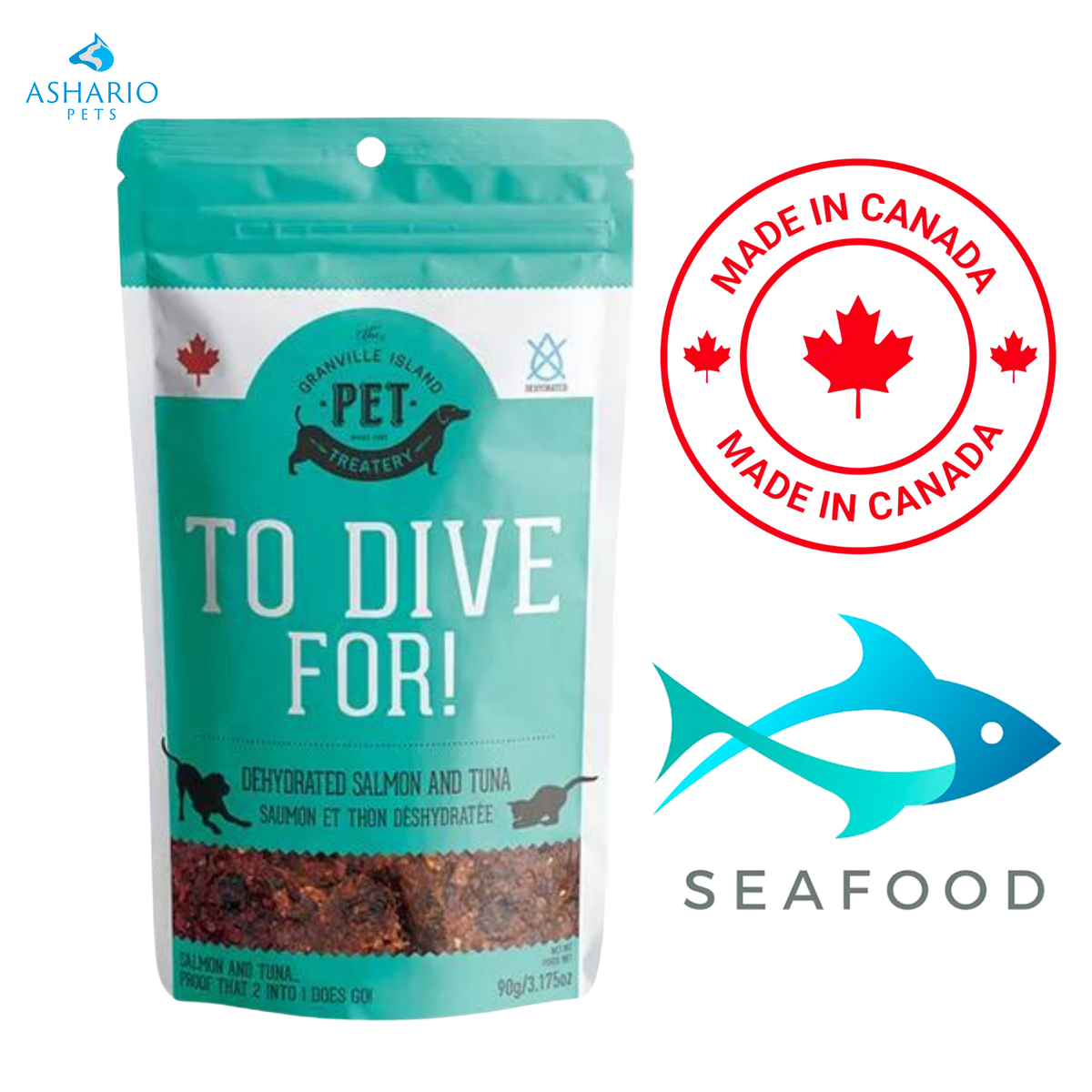 Granville Island Pet Treatery - To Dive For Dehydrated Dog Treats