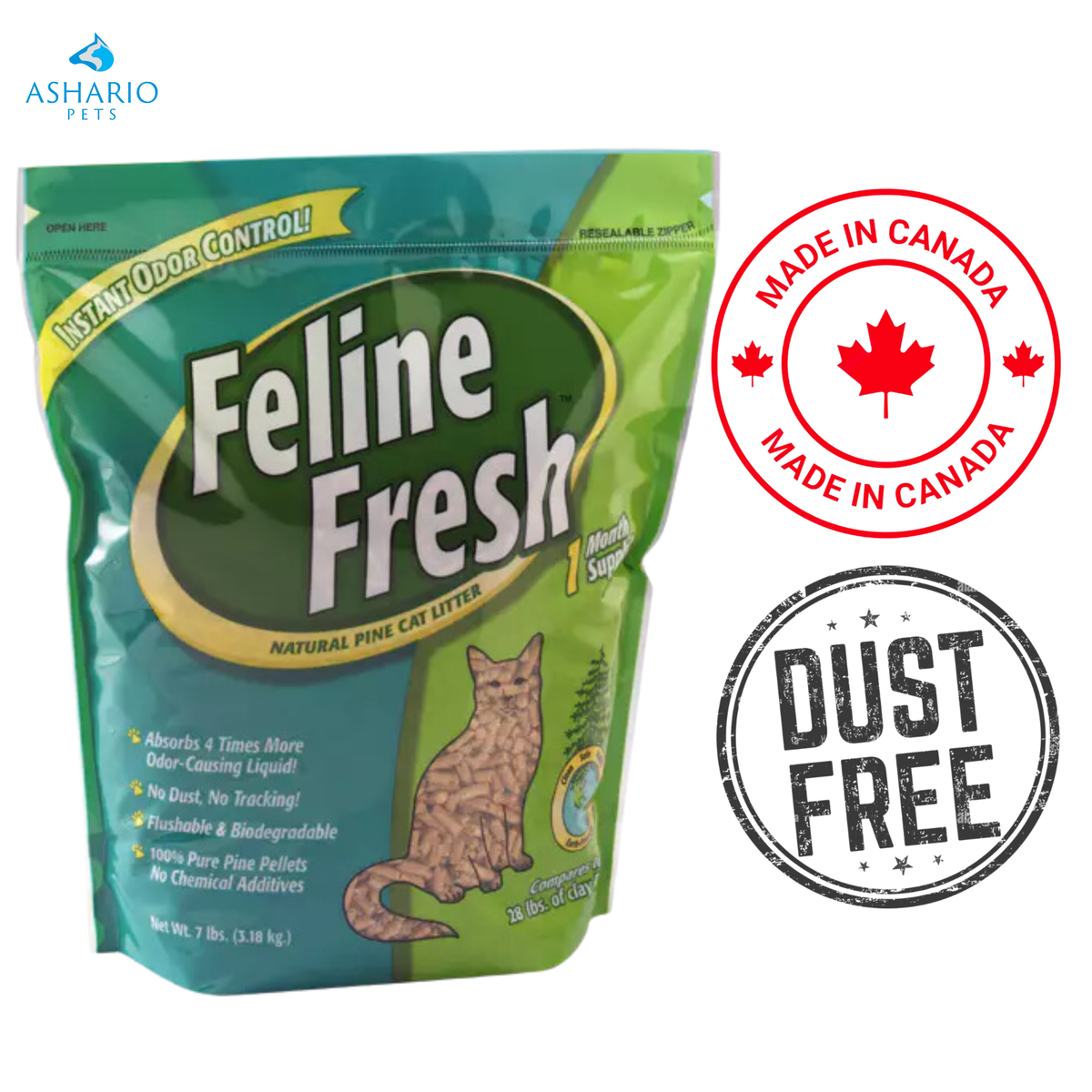 Feline Fresh - Natural Pine Cat Litter