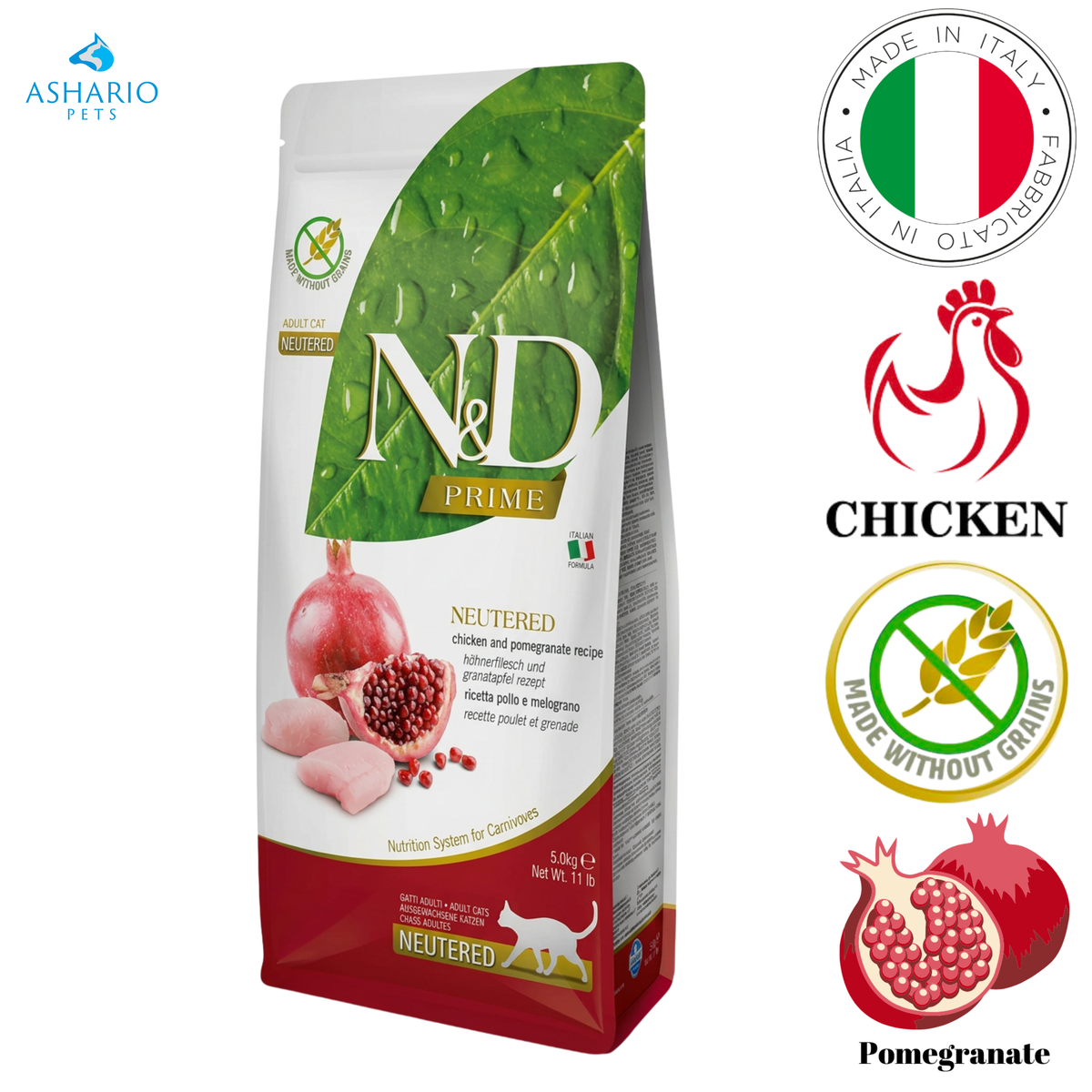 Farmina - Chicken & Pomegranate Neutered Dry Cat Food