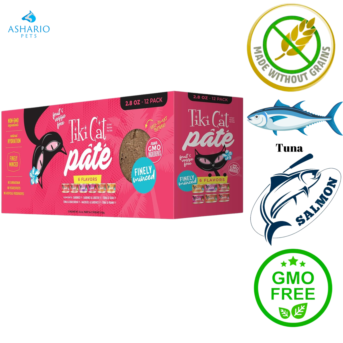 Tiki Cat - Grill Pate Variety Pack Canned Cat Food