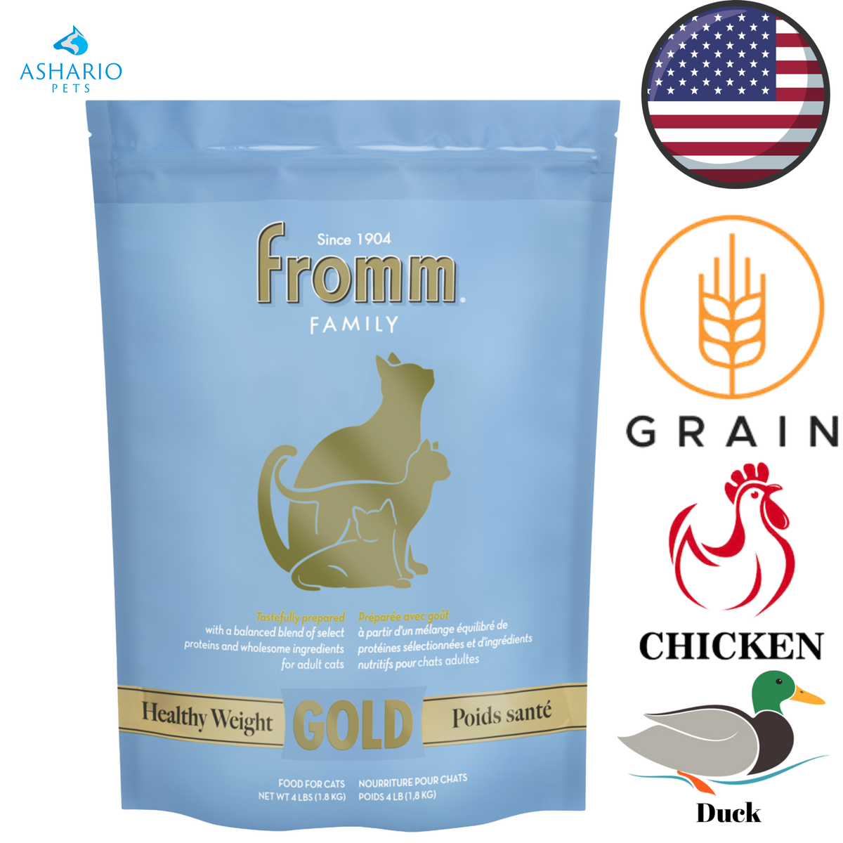 Fromm - Gold Healthy Weight Adult Dry Cat Food