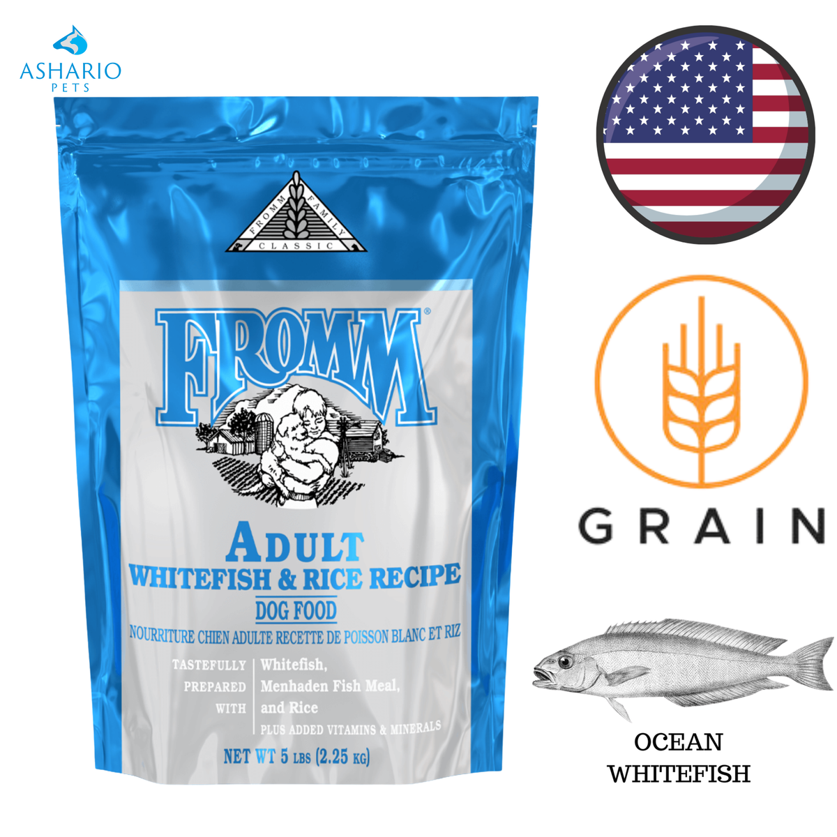 Fromm - Classic Whitefish Adult Dry Dog Food