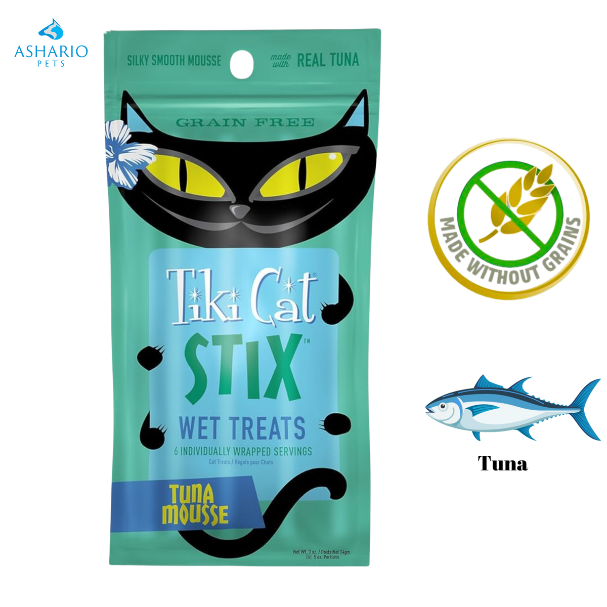 Tiki Cat - STIX Tuna In Creamy Gravy Cat Treats