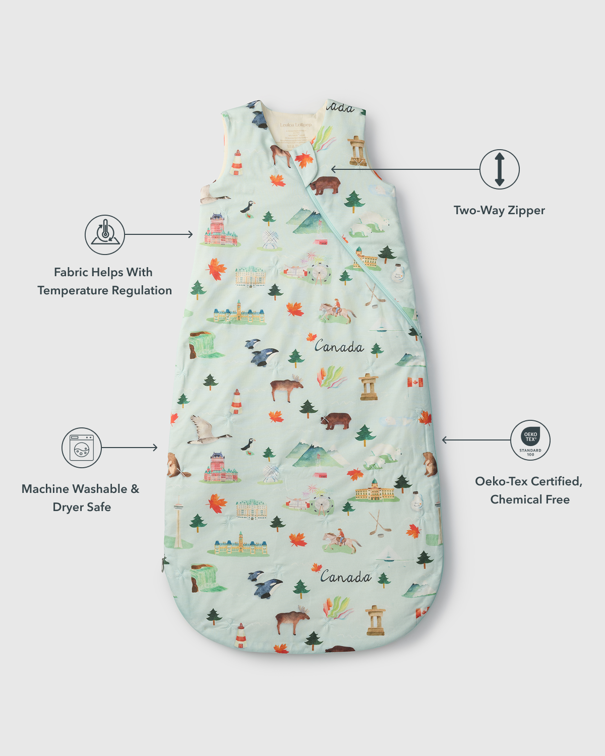 Baby Sleep Bag TENCEL™ 1.0 TOG - Canada