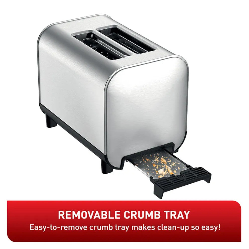 T-FAL TT682D50 Element Stainless Steel 2 Slice Toaster