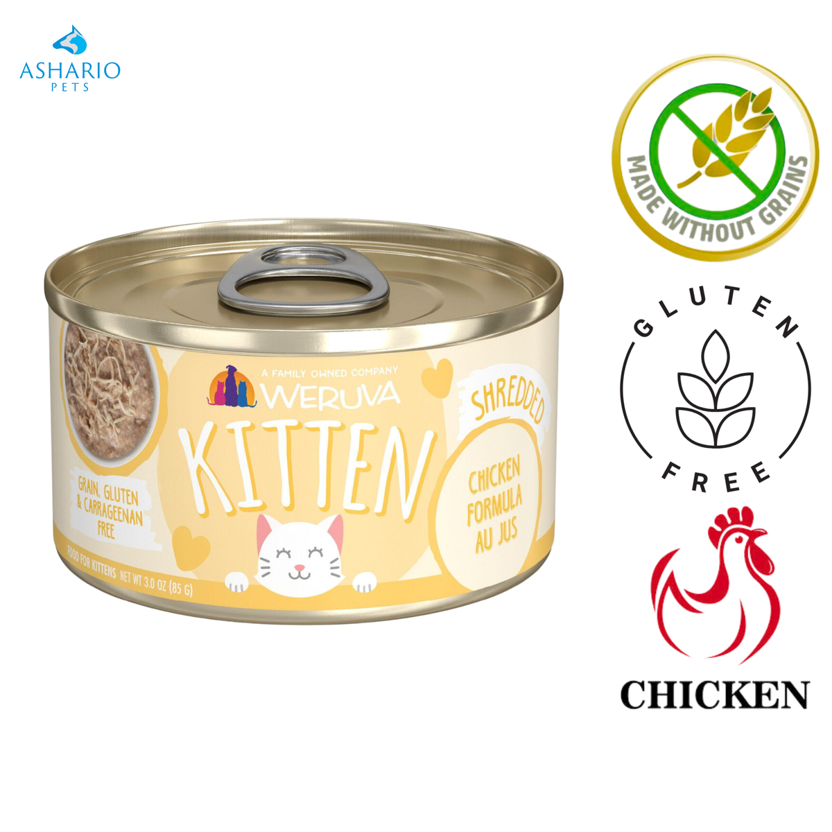Weruva - Kitten Chicken Au Jus Canned Cat Food