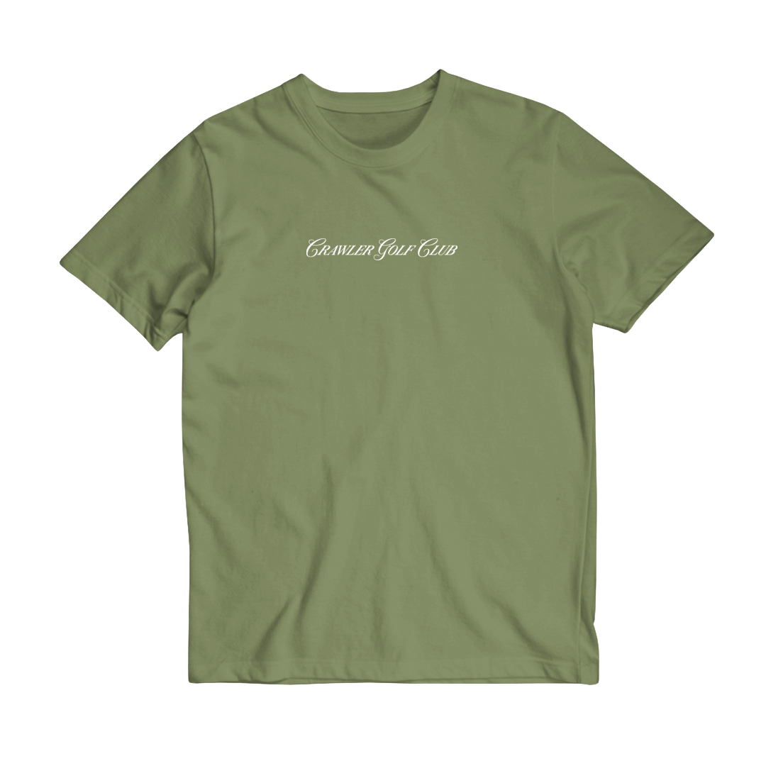 T-shirt « GOLF RESPONSABLE » (vert mousse)