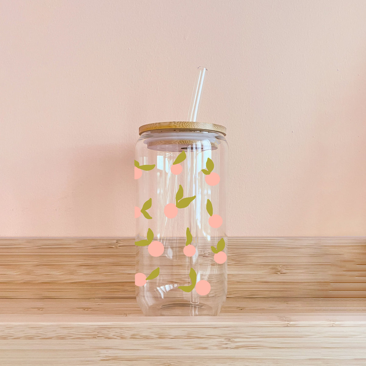 Verre boho - abricots