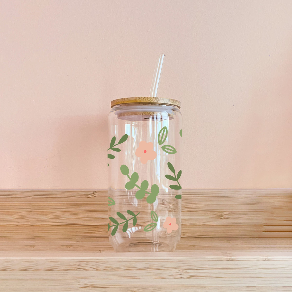 Verre boho - eucalyptus