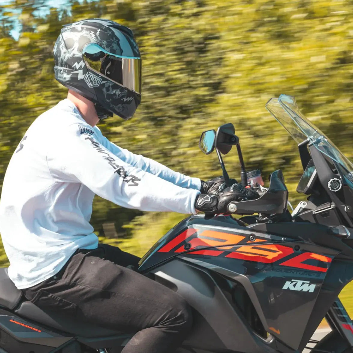 Casque modulaire bicolore El Diablo VOSS 580 Conquest