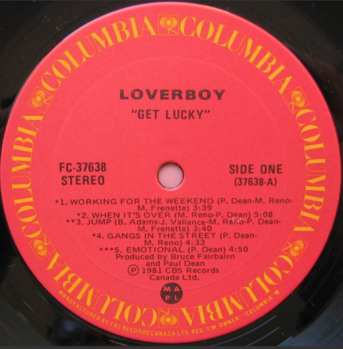 Loverboy - Get Lucky - 1981