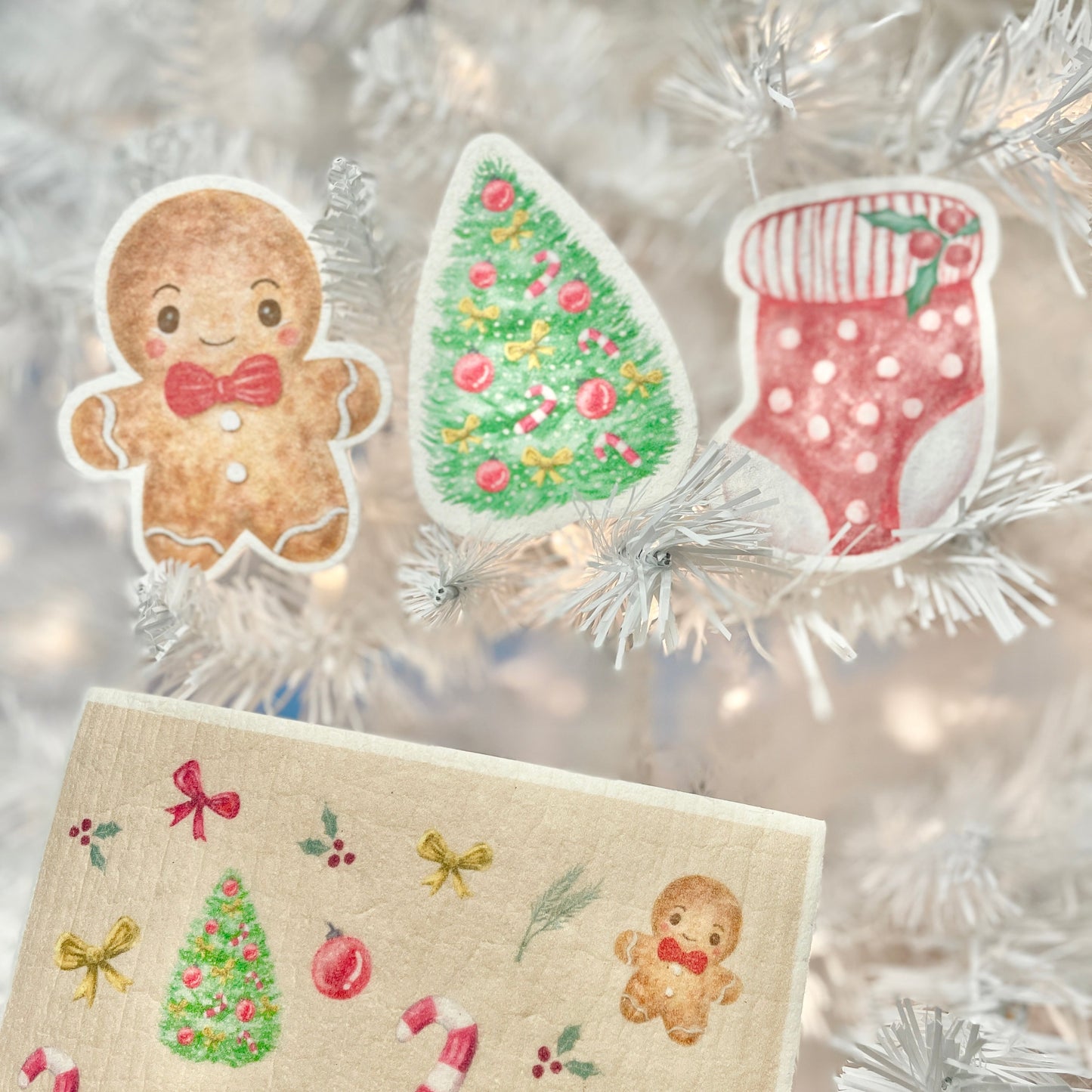 Éponge pop-up sapin de Noël