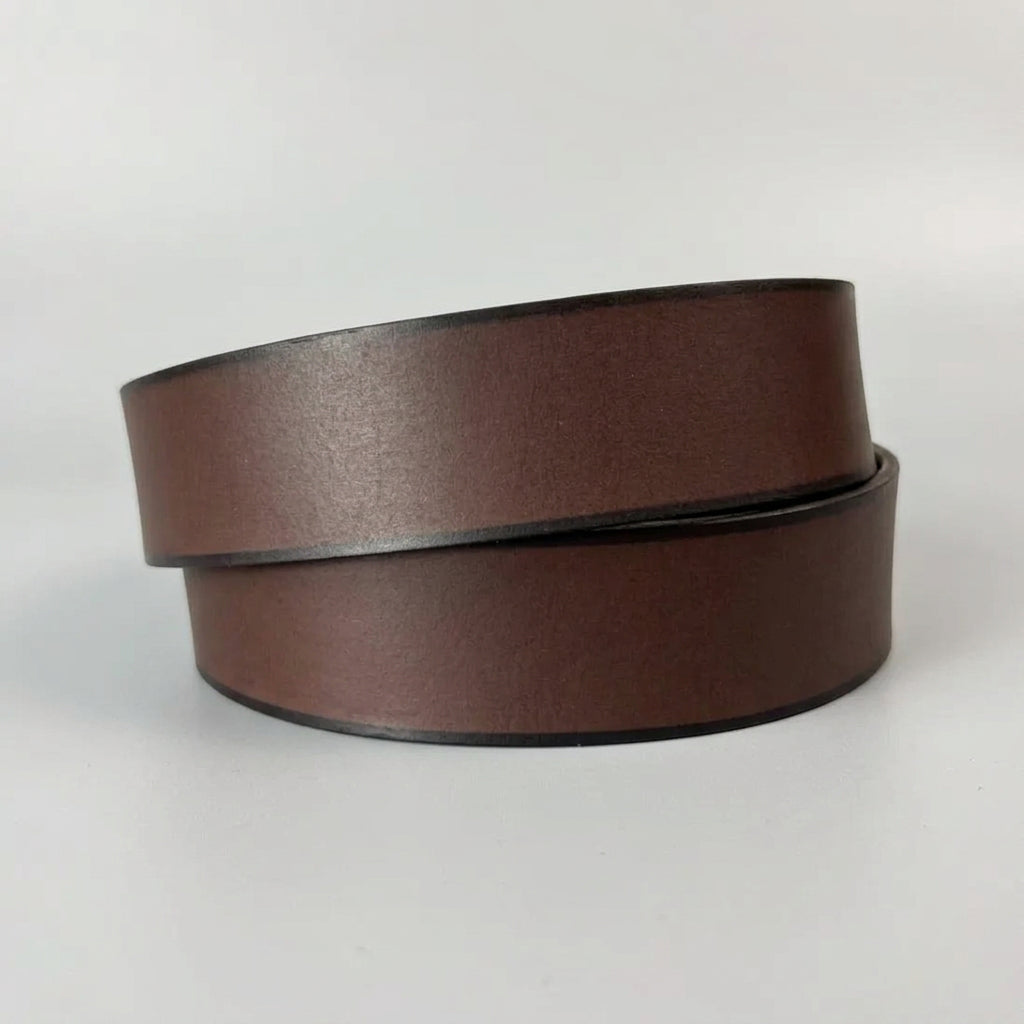Ceinture homme en cuir grainé de buffle