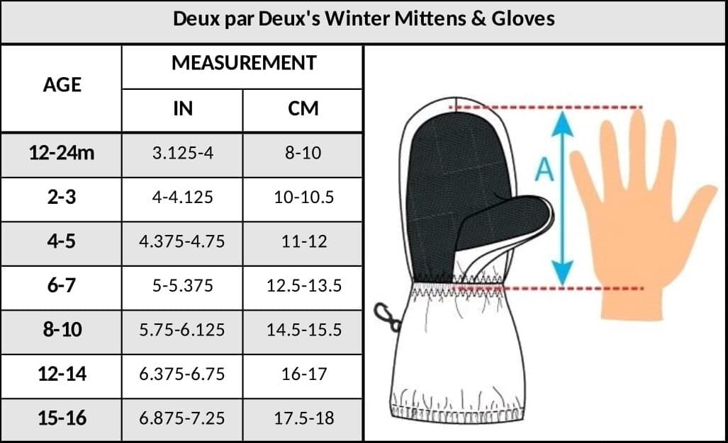 Winter Mittens Teknik Navy Blue