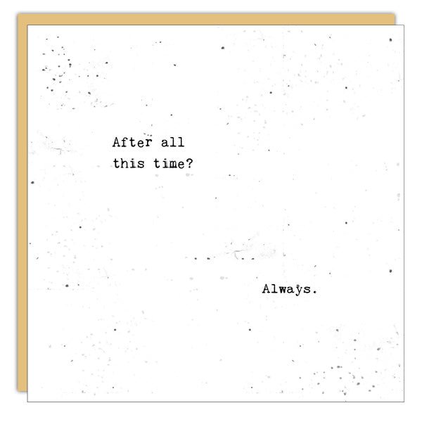 Stationery - Little Gem Card - After All