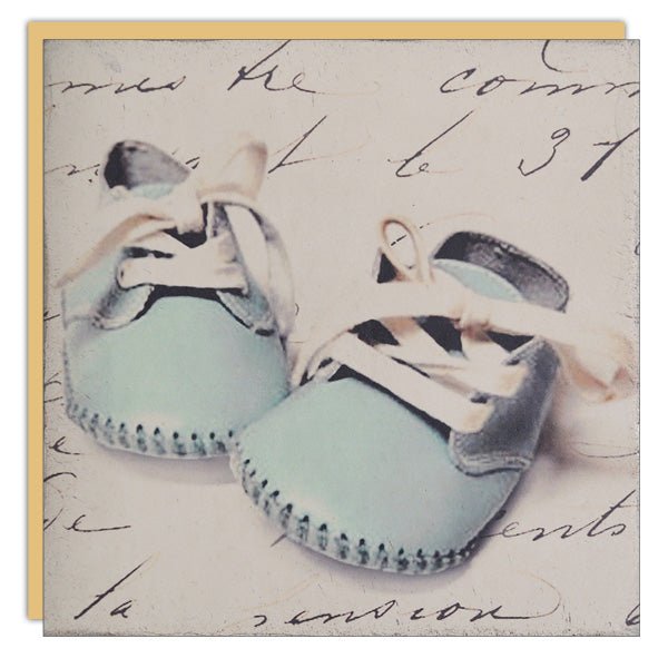 Stationery - Lost & Found Card - Baby Shoes Blue