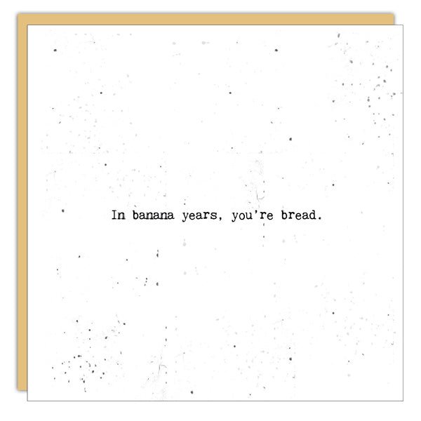 Stationery - Little Gem Card - Banana Years