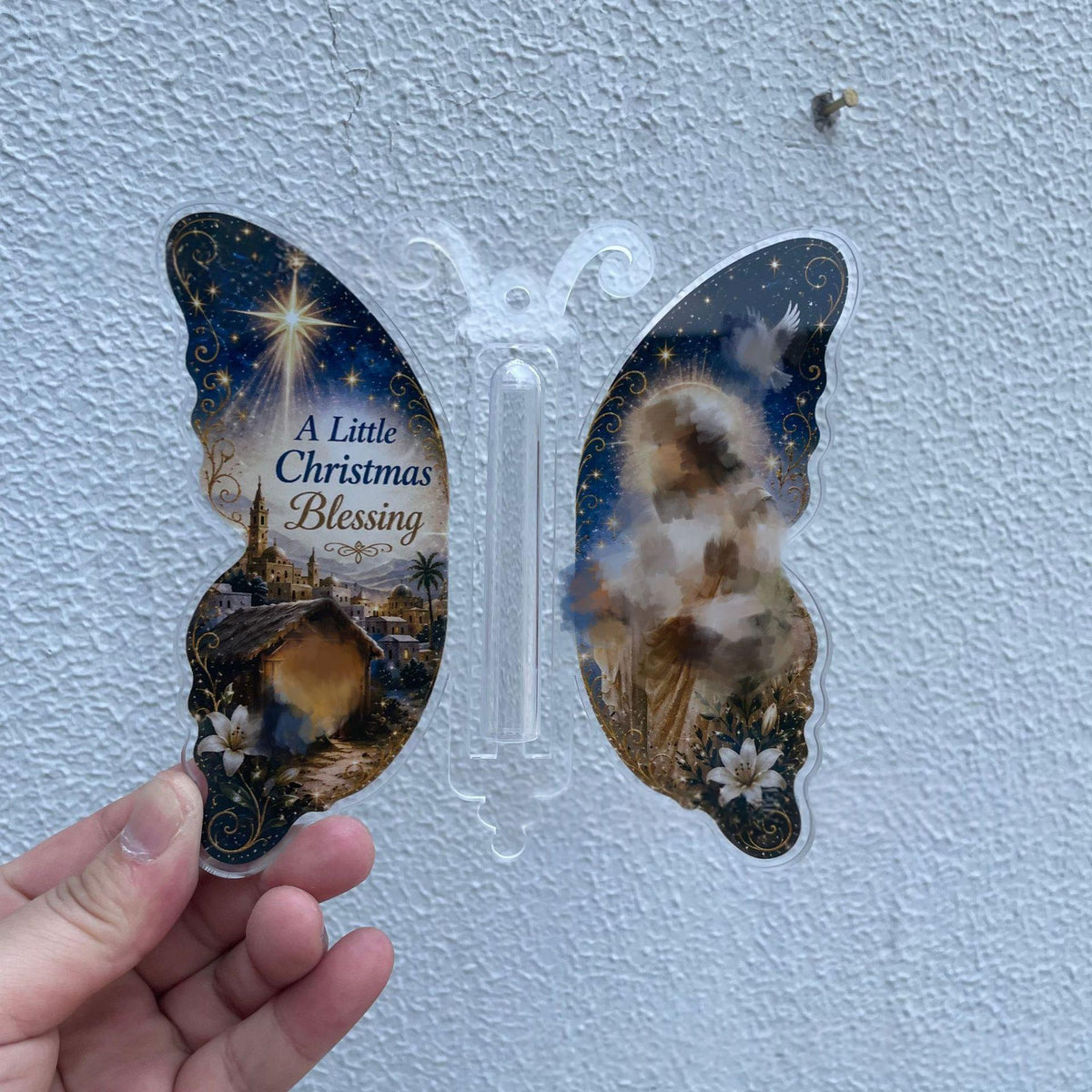 Christmas Butterfly Cash Gift Ornament