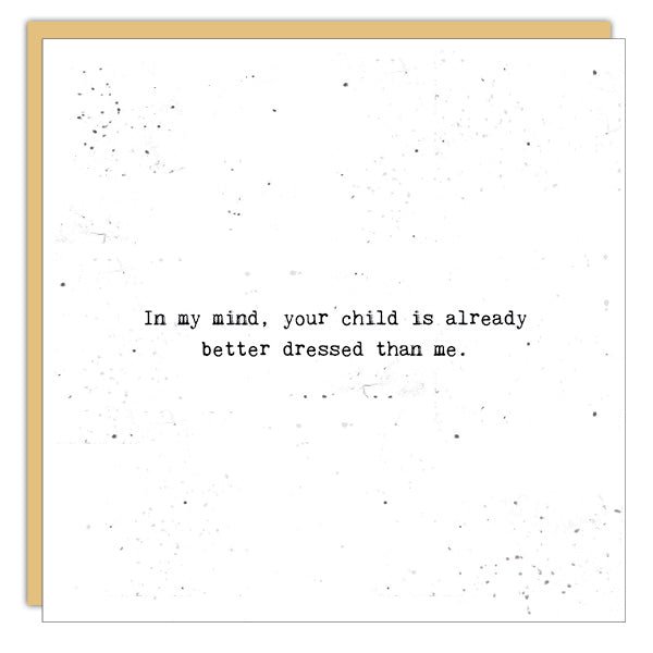 Stationery - Little Gem Card - Better Dressed