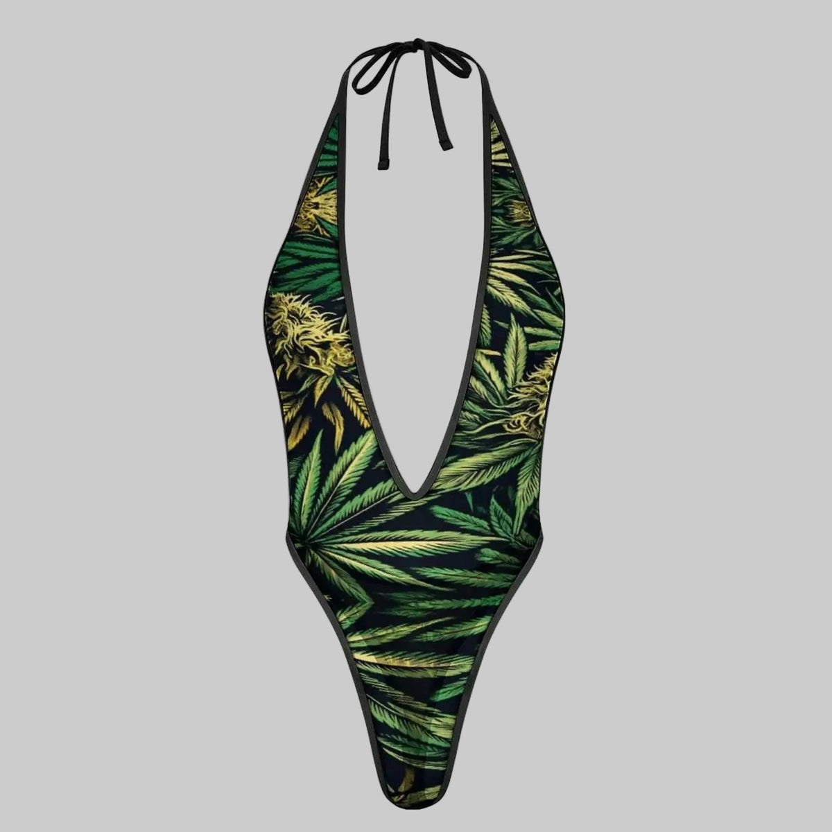 String taille haute sexy à décolleté plongeant Big Buds