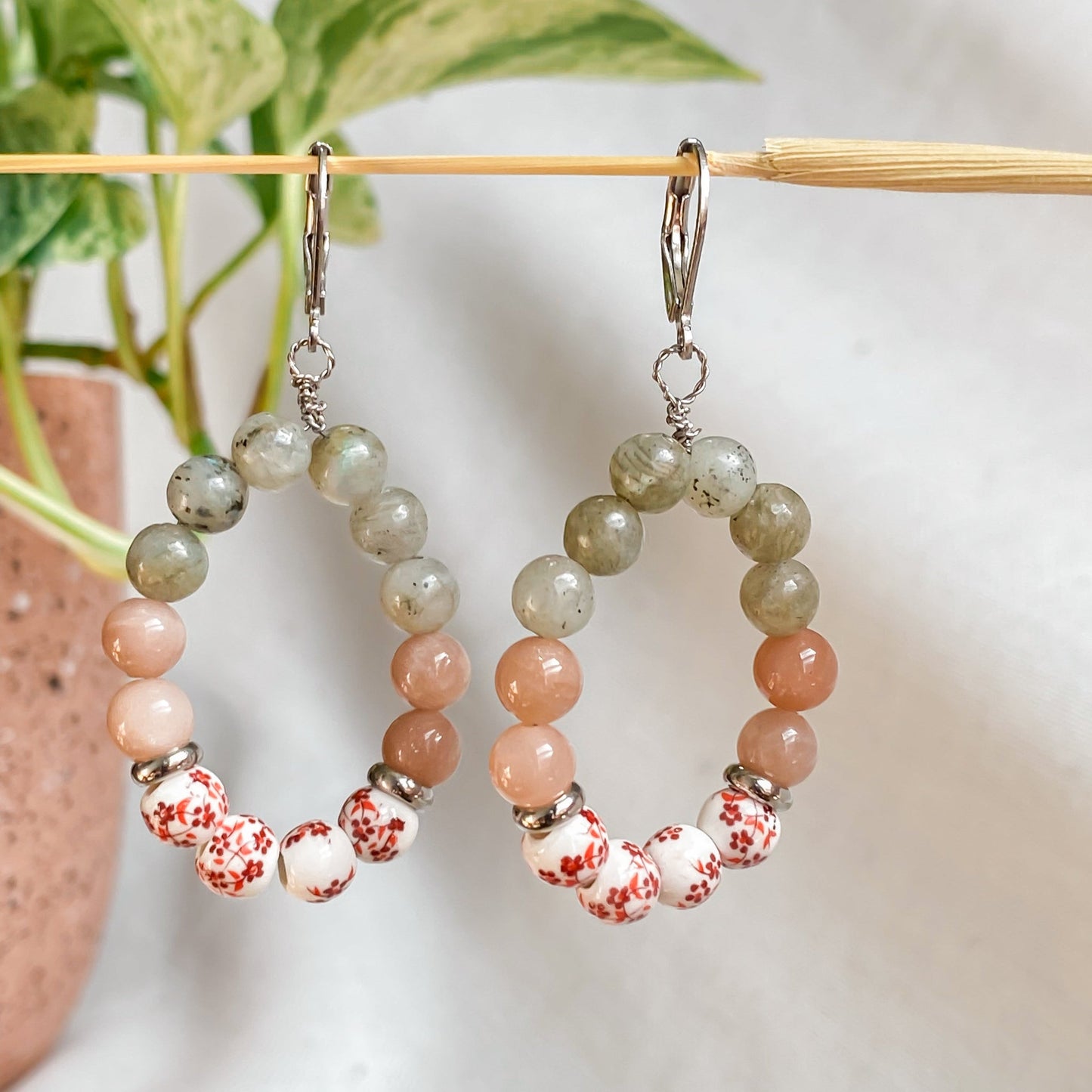 Bohemian Natural Stone Earrings | CAPRI