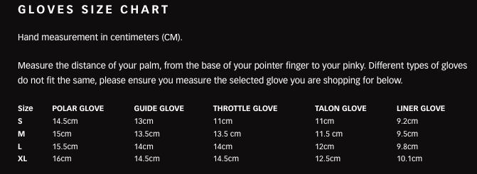 Gants Baffin Talon unisexe, petite taille