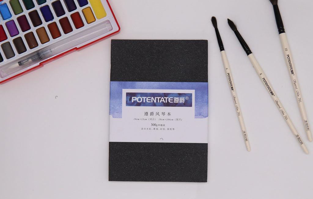 Carnet d'artiste à pliage accordéon