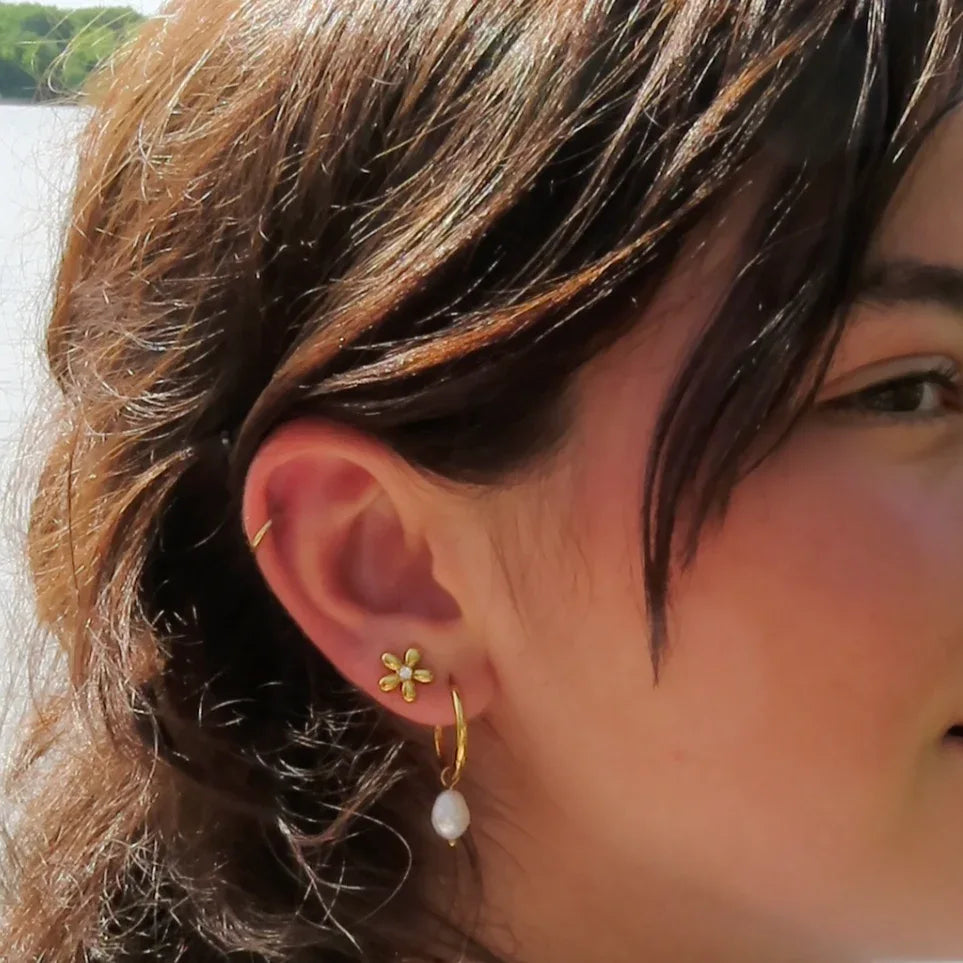 Clous d'oreilles Marguerite