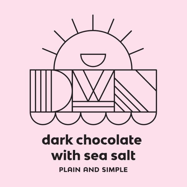 tablette de chocolat noir au sel de mer