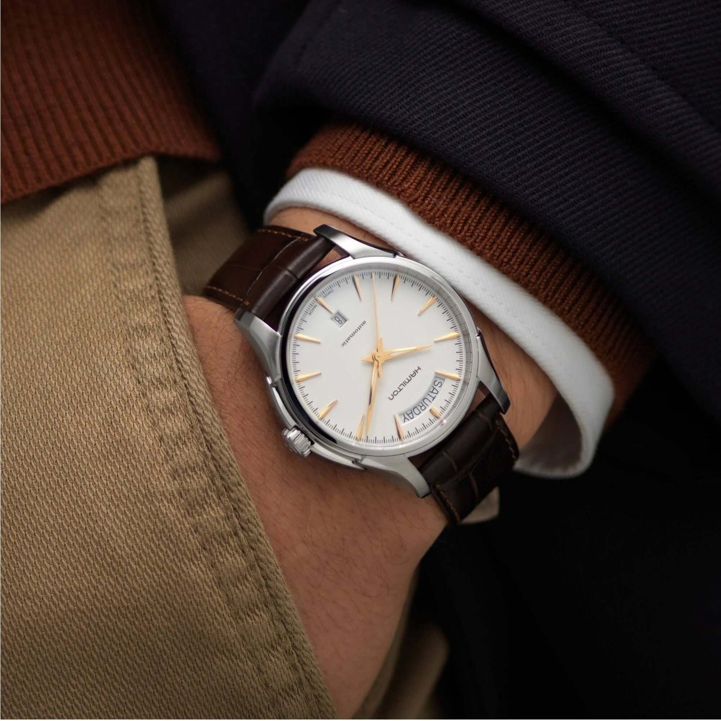 Montre Hamilton Jazzmaster Day Date H32505511