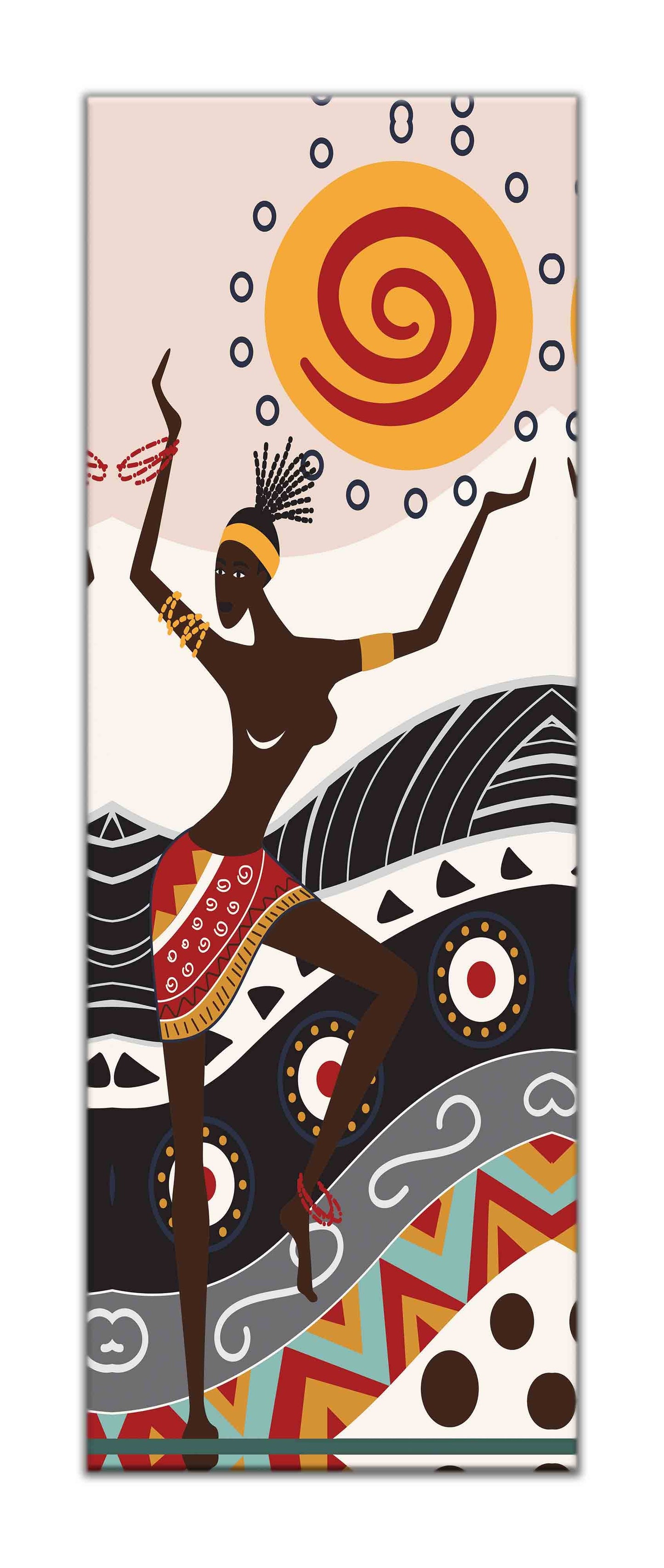 Beaux-arts - Toile d'une femme africaine - Art mural