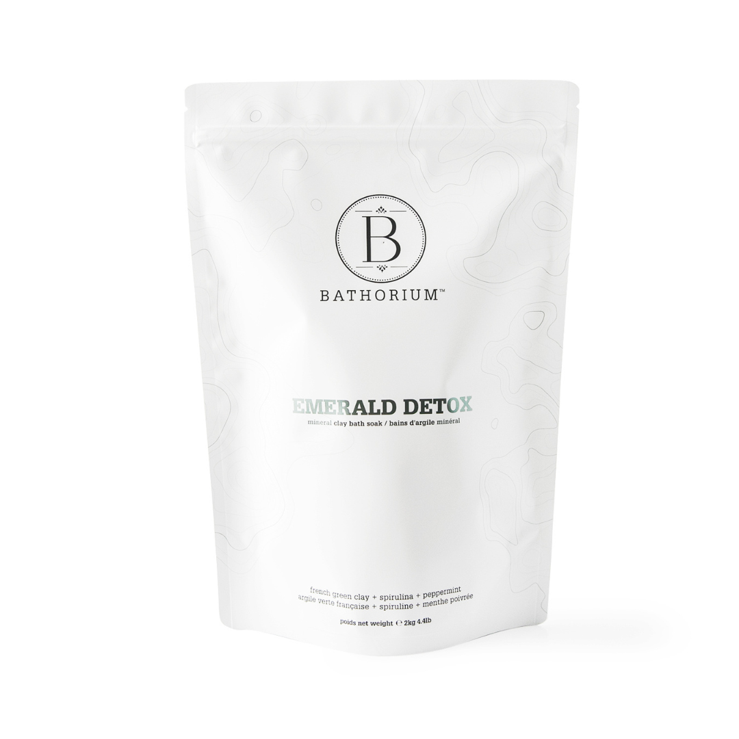 Bain minéral détoxifiant à l'argile Emerald