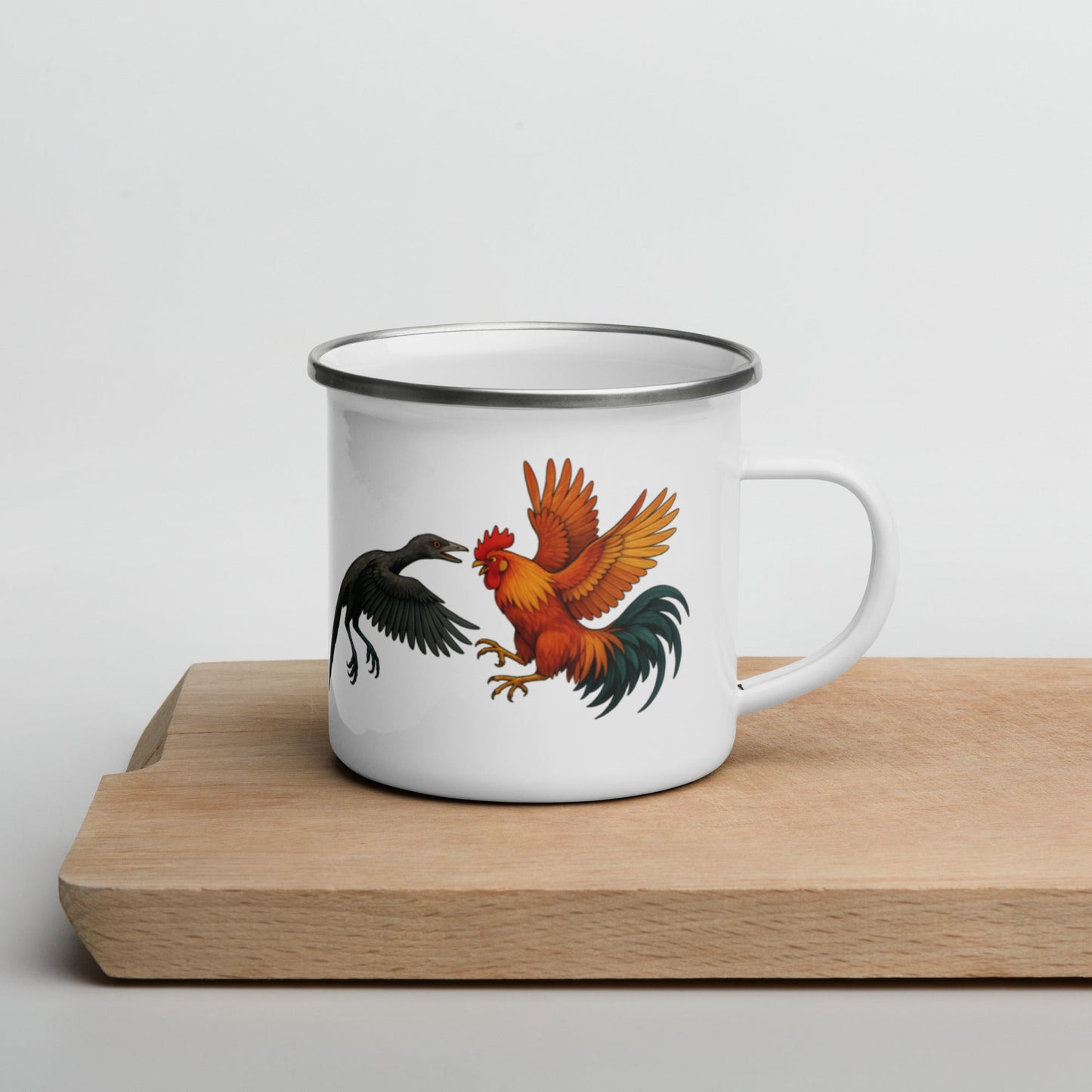 Tasse émaillée Chickasaurous Cousin Battel