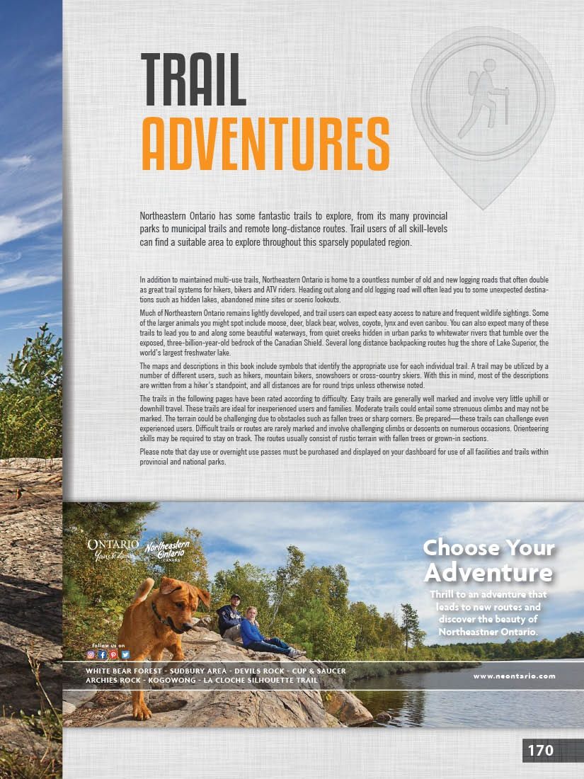Backroad Mapbooks Northeastern Ontario - Spiral Book 5th Edition