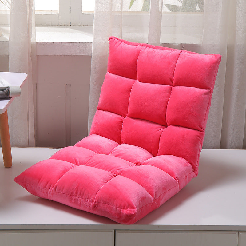 Canapé-lit paresseux pliable une place, fauteuil inclinable tatami, canapé-lit de loisir pour chambre ou balcon, déhoussable et lavable