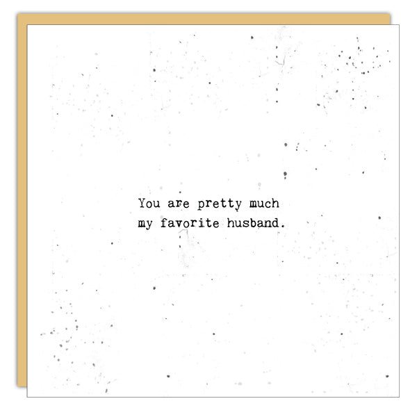 Stationery - Little Gem Card - Favorite Husband