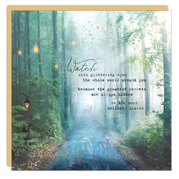 Stationery - Lost & Found Card - Glittering Eyes