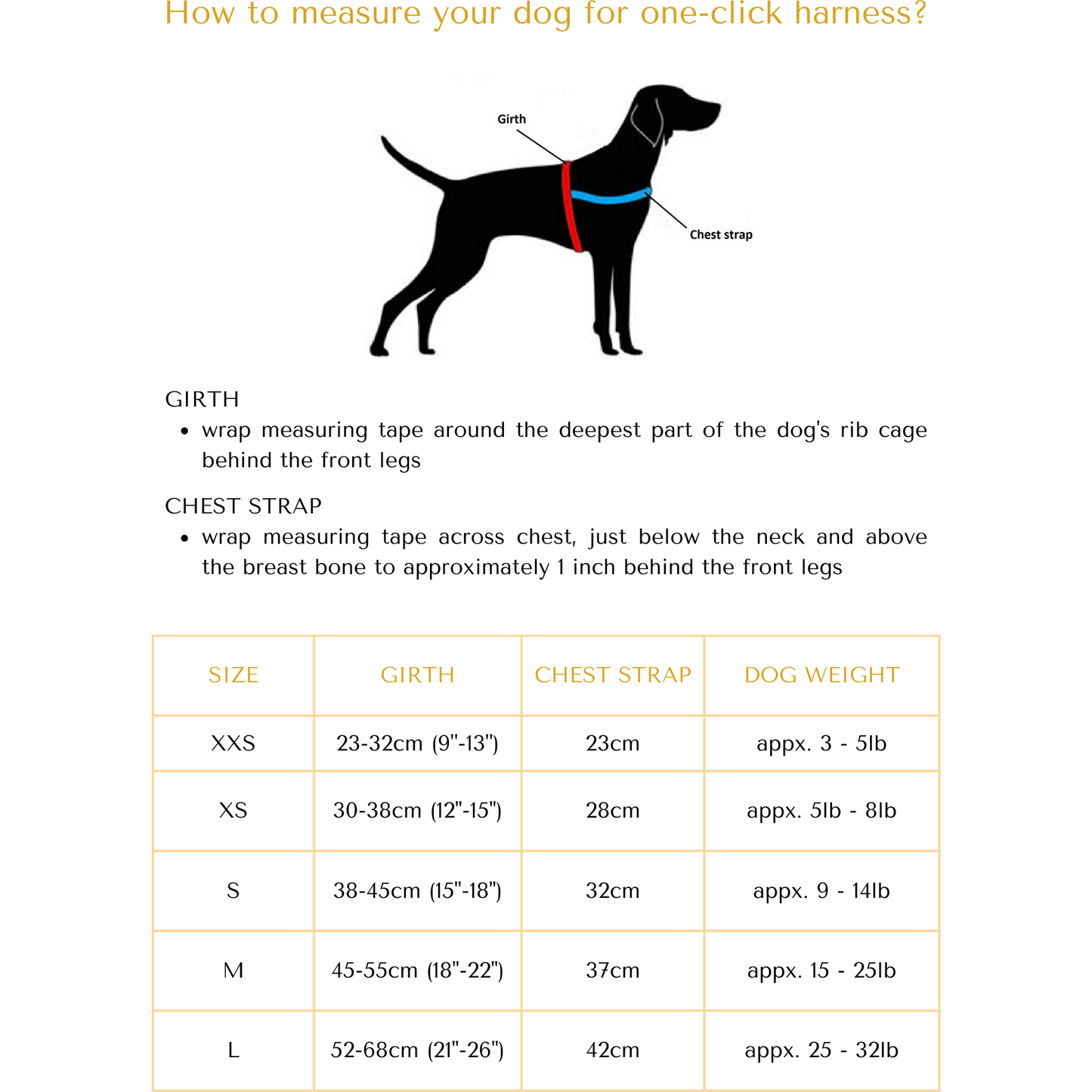 Harnais pour chien Cardinal One-Click